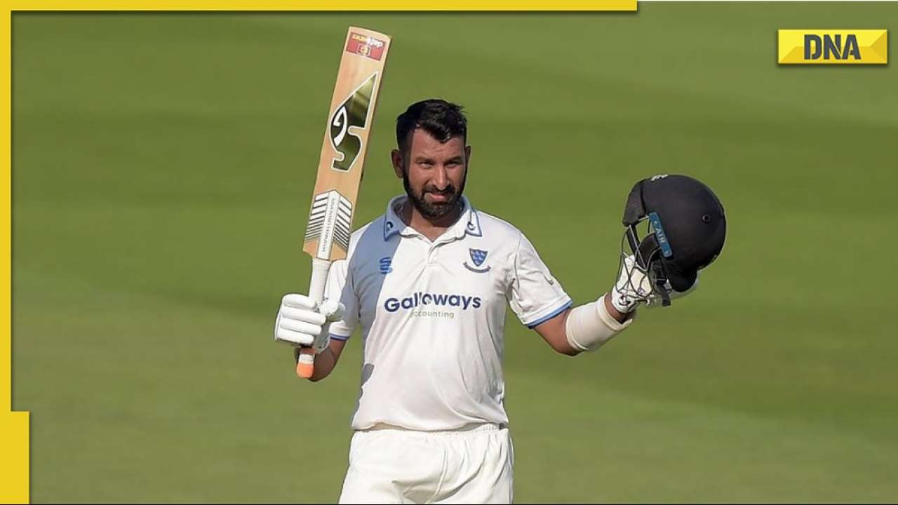 Cheteshwar Pujara slams a century on his captaincy debut for Sussex