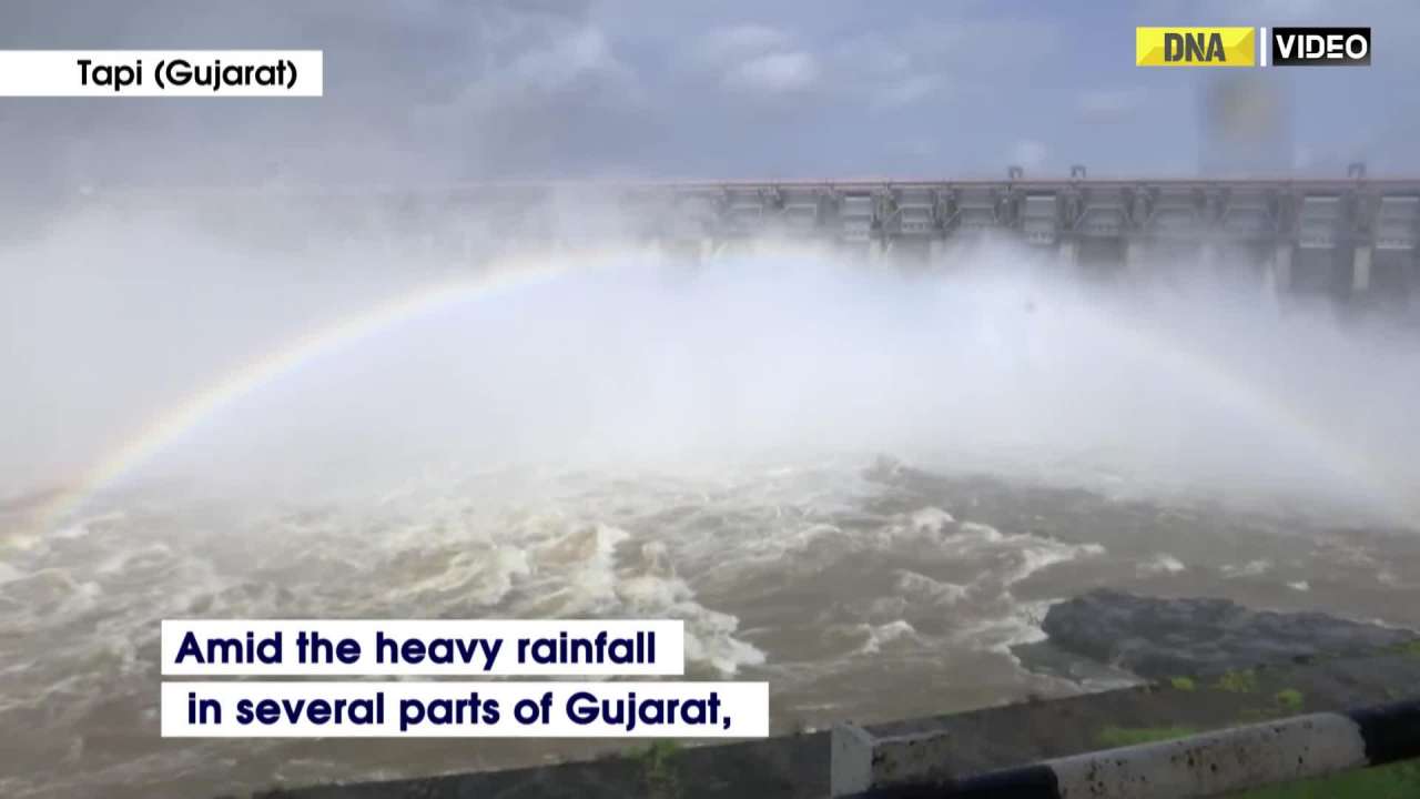 Gujarat Monsoon: Massive amount of water discharged from Ukai Dam in ...