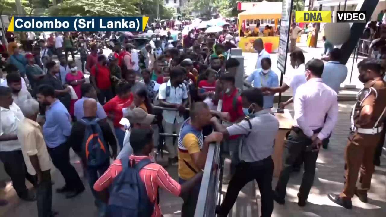 Amid unrest Ranil Wickremesinghe takes oath as the President of Sri Lanka