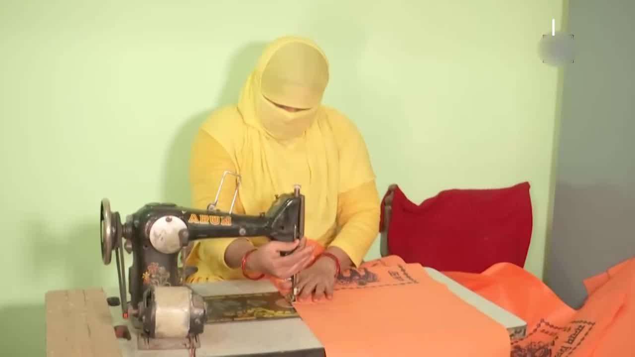 UP: Muslim families prepare cloth bags for ‘Kanwar Yatries’ in Gorakhpur