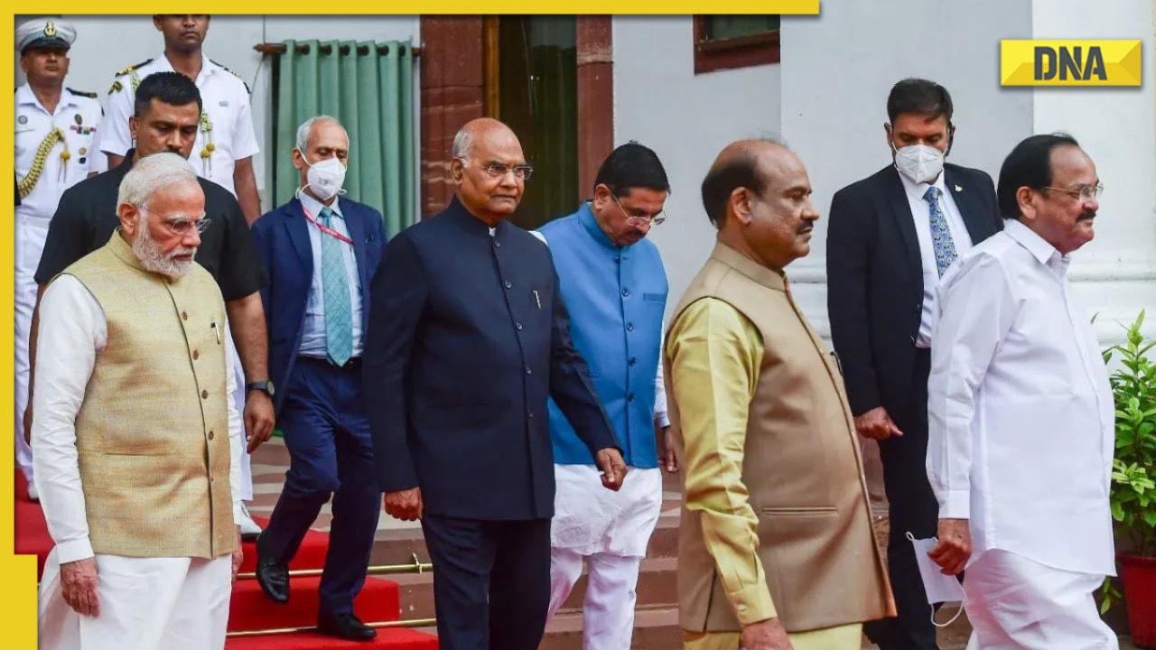 PM Modi, VP Venkaiah Naidu, MPs bid farewell to outgoing President Ram Nath Kovind