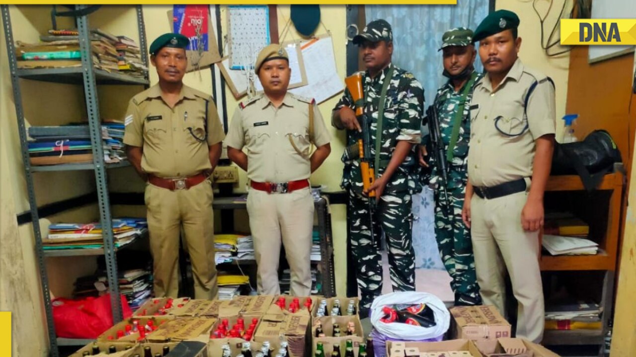 Meghalaya police find 400 liquor bottles, 500 condoms, crossbows in brothel allegedly run by politician; 73 arrested