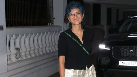 Kiran Rao flaunts her funky hair colour