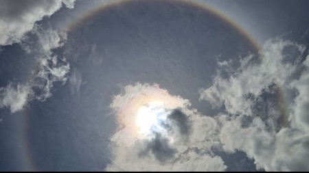 How can one view a halo?