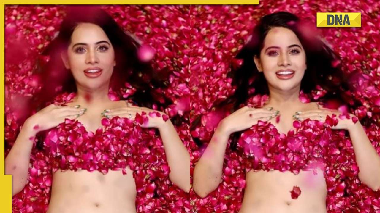 Tamil Actress Suganya Sex Photos - Urfi Javed uses rose petals to cover her modesty, netizens say 'Ranveer  Singh waale se...'