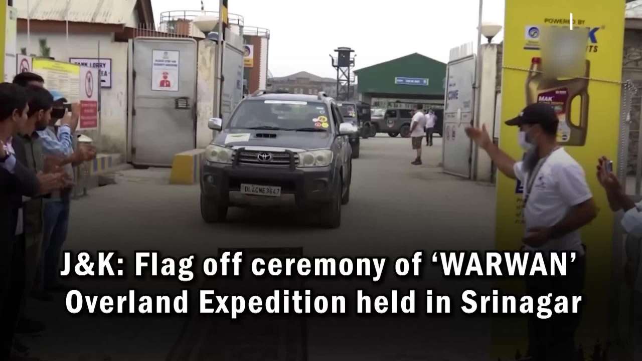 J&K: Flag off ceremony of ‘WARWAN’ Overland Expedition held in Srinagar