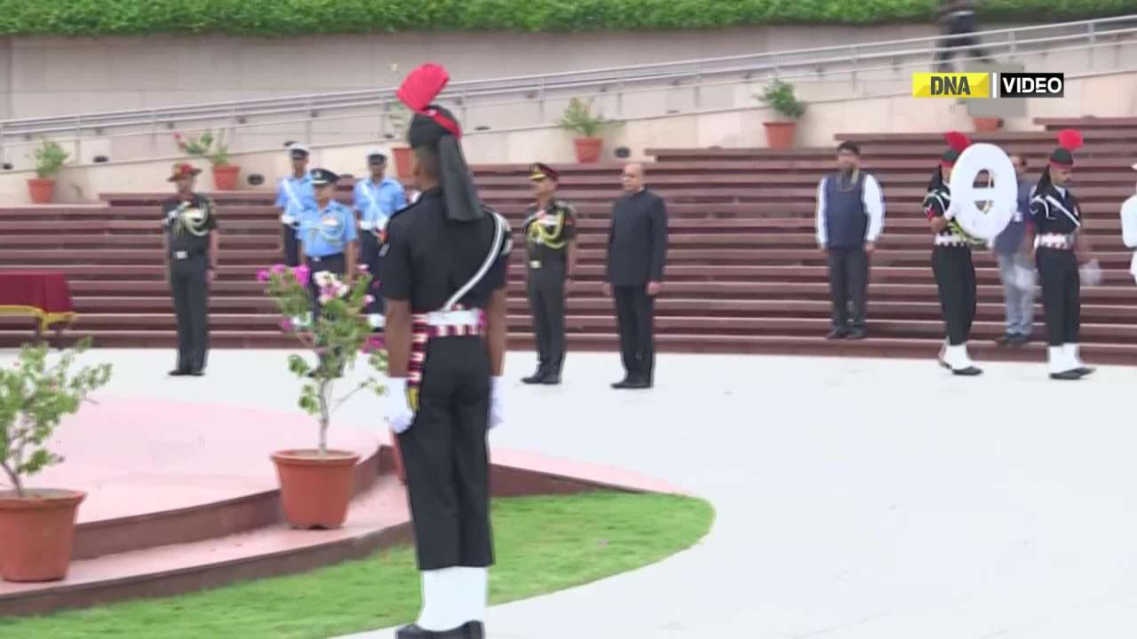 Kargil Vijay Diwas: Tri-Service Chiefs lay wreath at National War Memorial