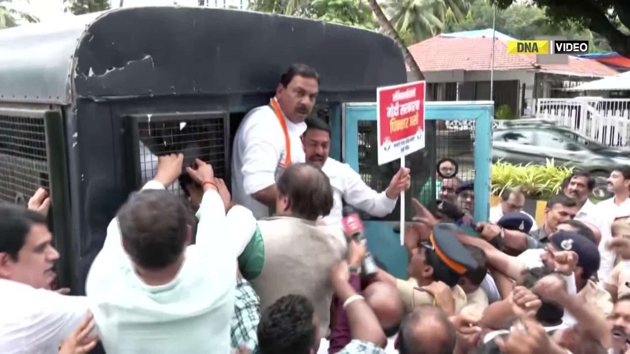 National Herald case: Congress party workers hold protest in support of Sonia Gandhi
