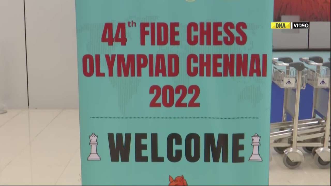 Chennai airport decked up to welcome players ahead of 44th Chess Olympiad 