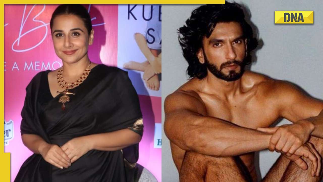 Vidya Balan reacts to Ranveer Singh's nude photoshoot, says 'hume bhi  aankhein sekhne dijiye'