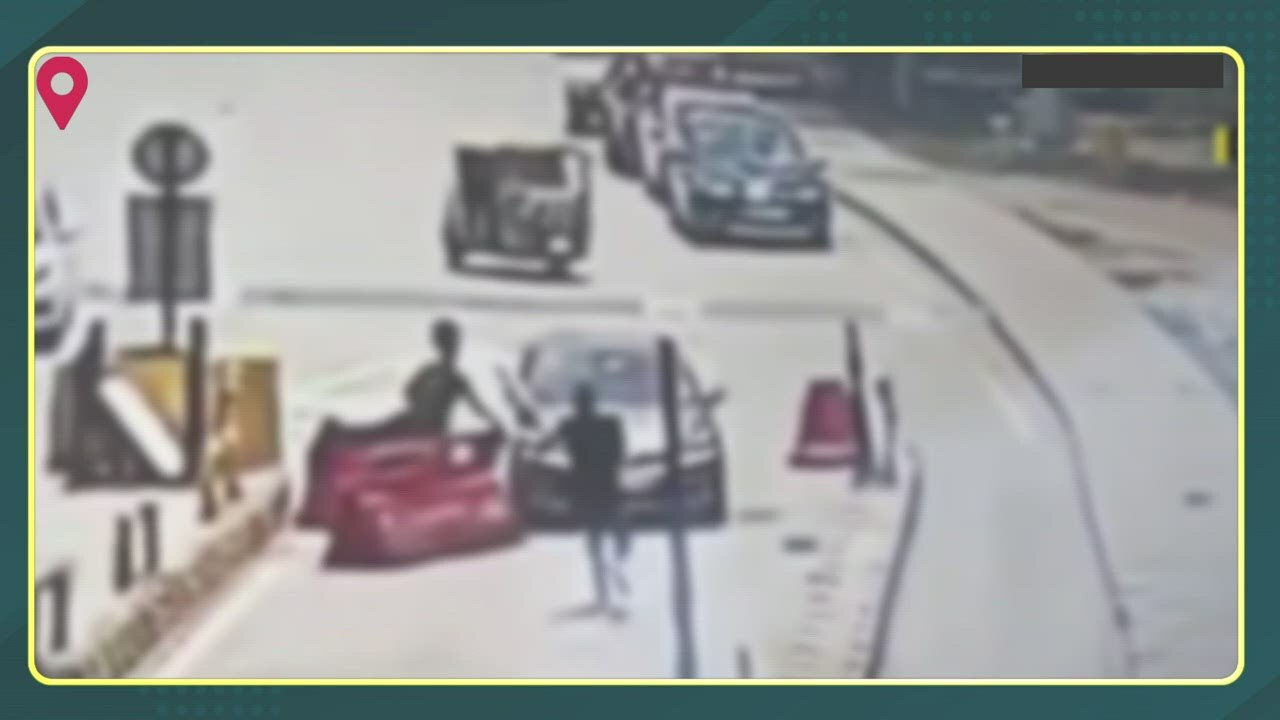 Watch: A group of bouncers allegedly attacks couple at Gurugram's toll plaza, know what happed next