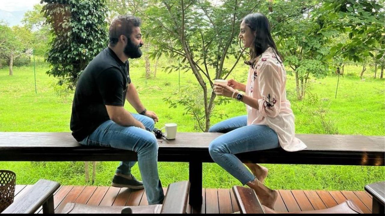 Jr NTR Shares Photo With Wife Lakshmi Pranathi