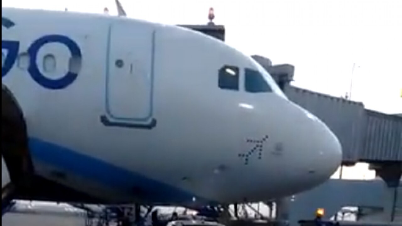 Watch:  Go First car passes under IndiGo plane, narrowly avoids collision