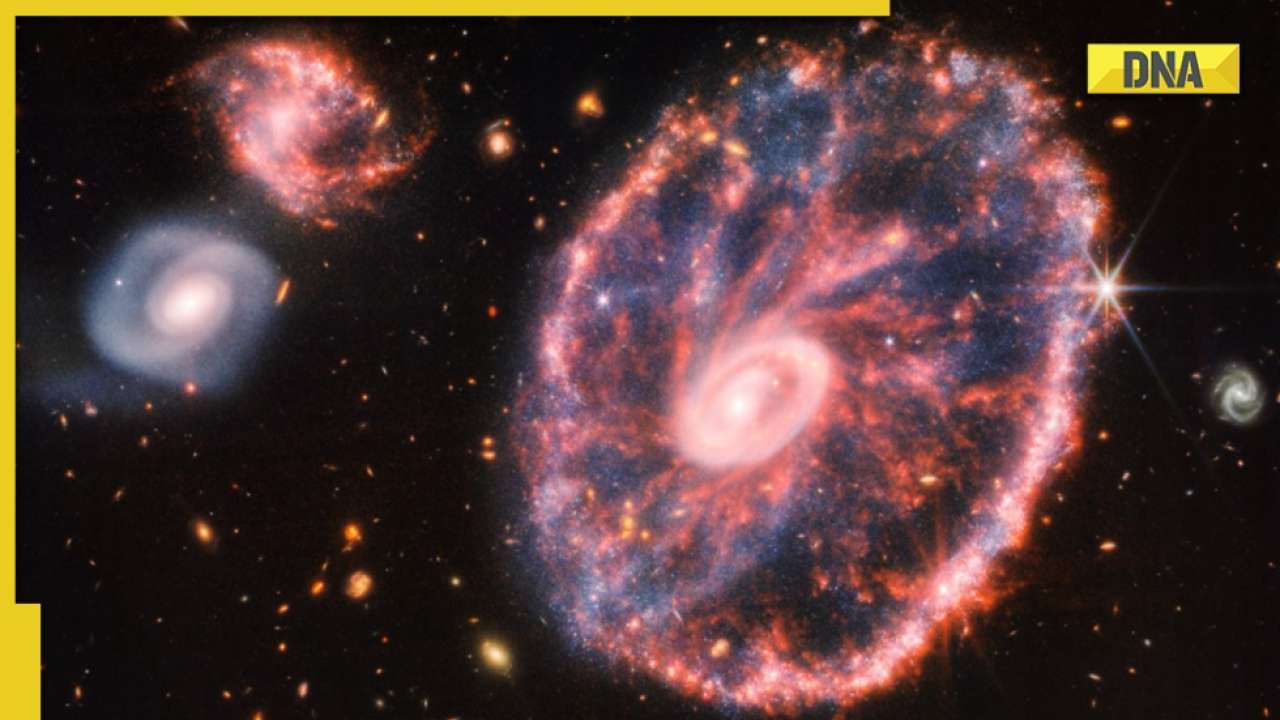 NASA releases colourful photo of stunning Cartwheel Galaxy captured by James Webb Space Telescope