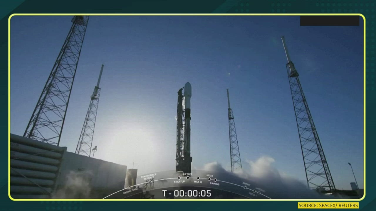South Korea launches first moon mission 'lunar orbiter' on SpaceX rocket