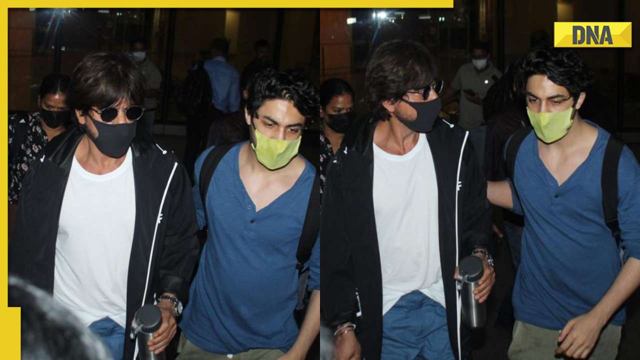 Aryan Khan calms dad Shah Rukh Khan as fan tries to grab superstar's hand for a selfie, netizens say 'protective son'