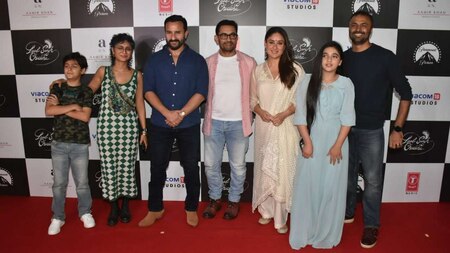 Aamir's ex-wife Kiran Rao with cast members