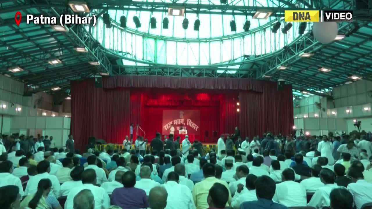Nitish Kumar takes oath as Bihar CM, Tejashwi Yadav as Deputy CM