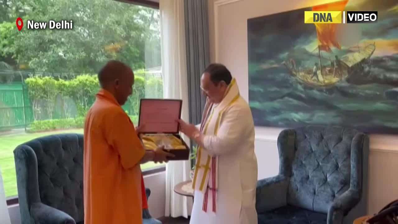 UP CM Yogi Adityanath meets BJP National President JP Nadda In Delhi