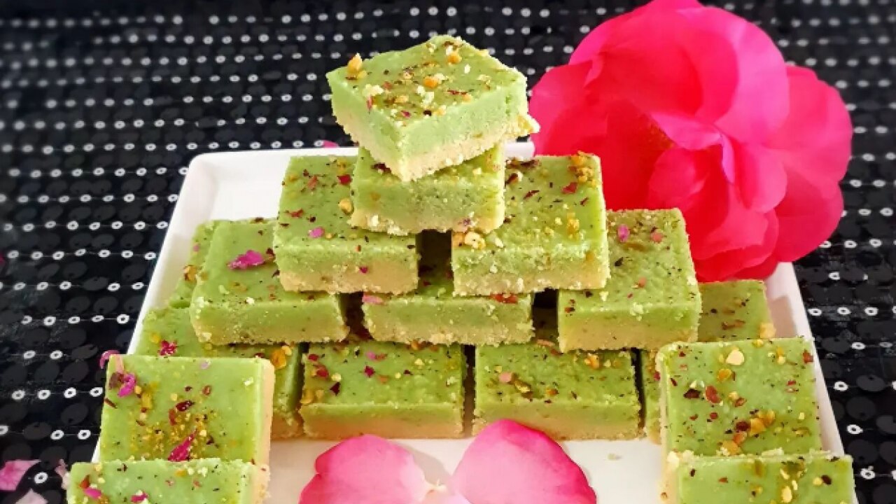 Sugar-free pista barfi