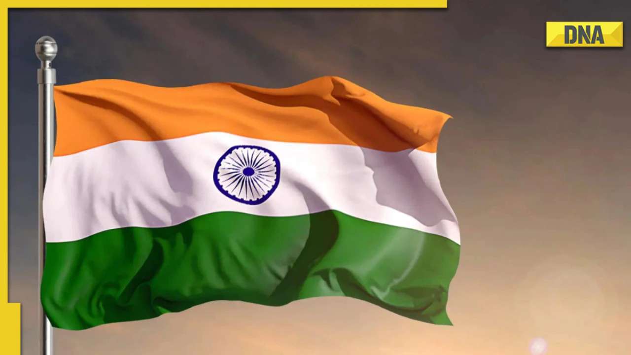 India 4in x 6in Polyester Flag