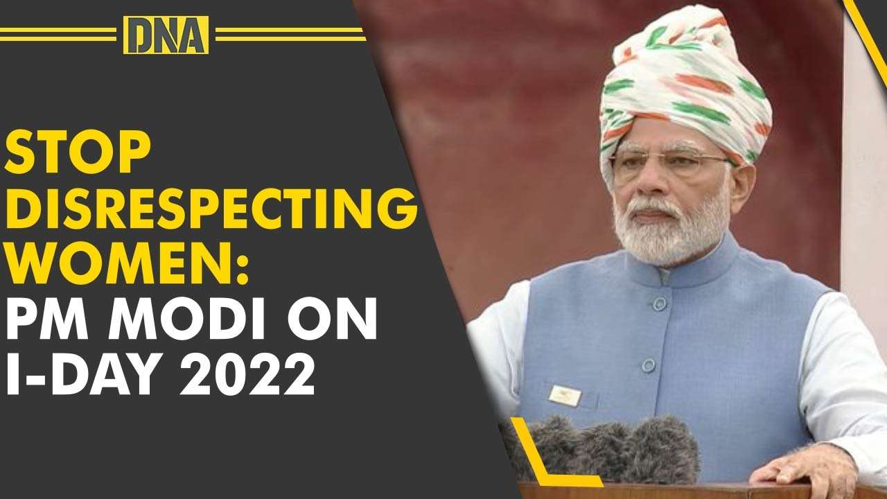 Stop disrespecting women: PM Modi on I-Day 2022 