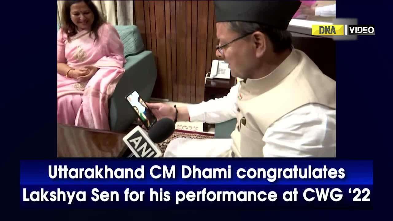 Uttarakhand CM Dhami congratulates Lakshya Sen for his performance at CWG ‘22