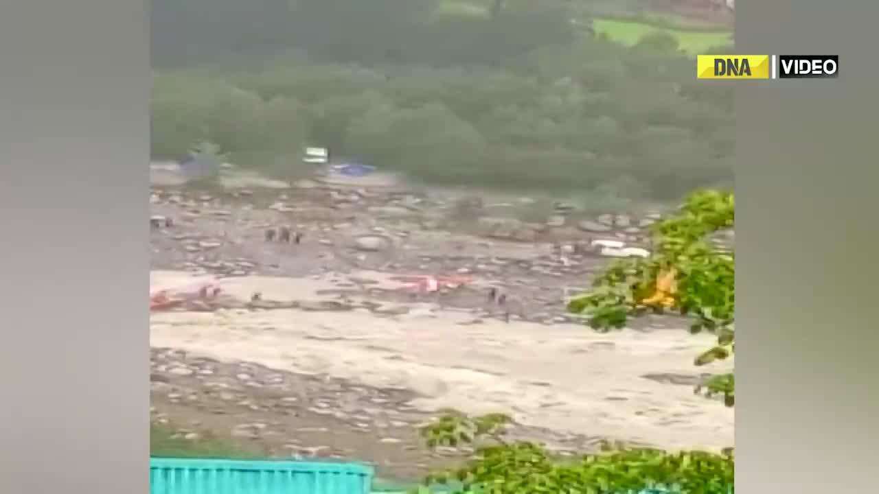Flash Flood in Kullu, Solang Nala, Himachal Pradesh, Himachal Floods, Rescue operation