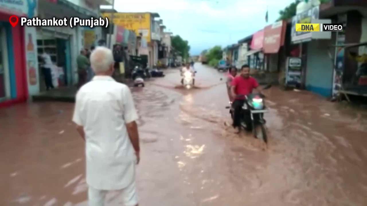 Punjab: Pathankot witnesses severe waterlogging