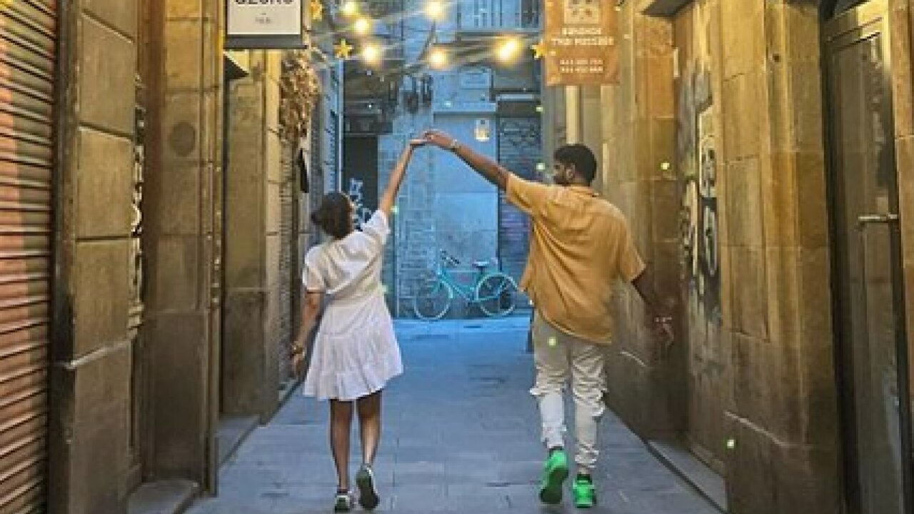 Watch: Nayanthara and Vignesh Shivan dancing and exploring in Spain 