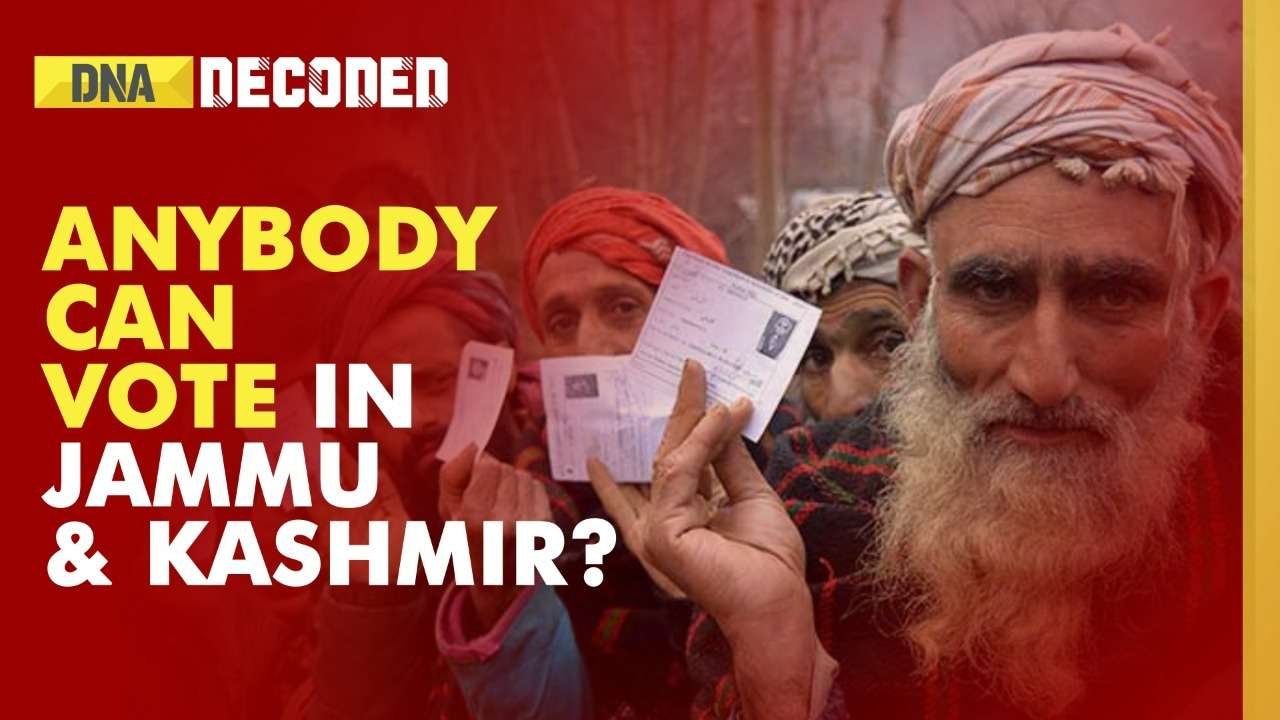 DNA DECODED: Anybody can vote in Jammu & Kashmir? Is this Possible?
