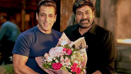 Chiranjeevi with Salman Khan