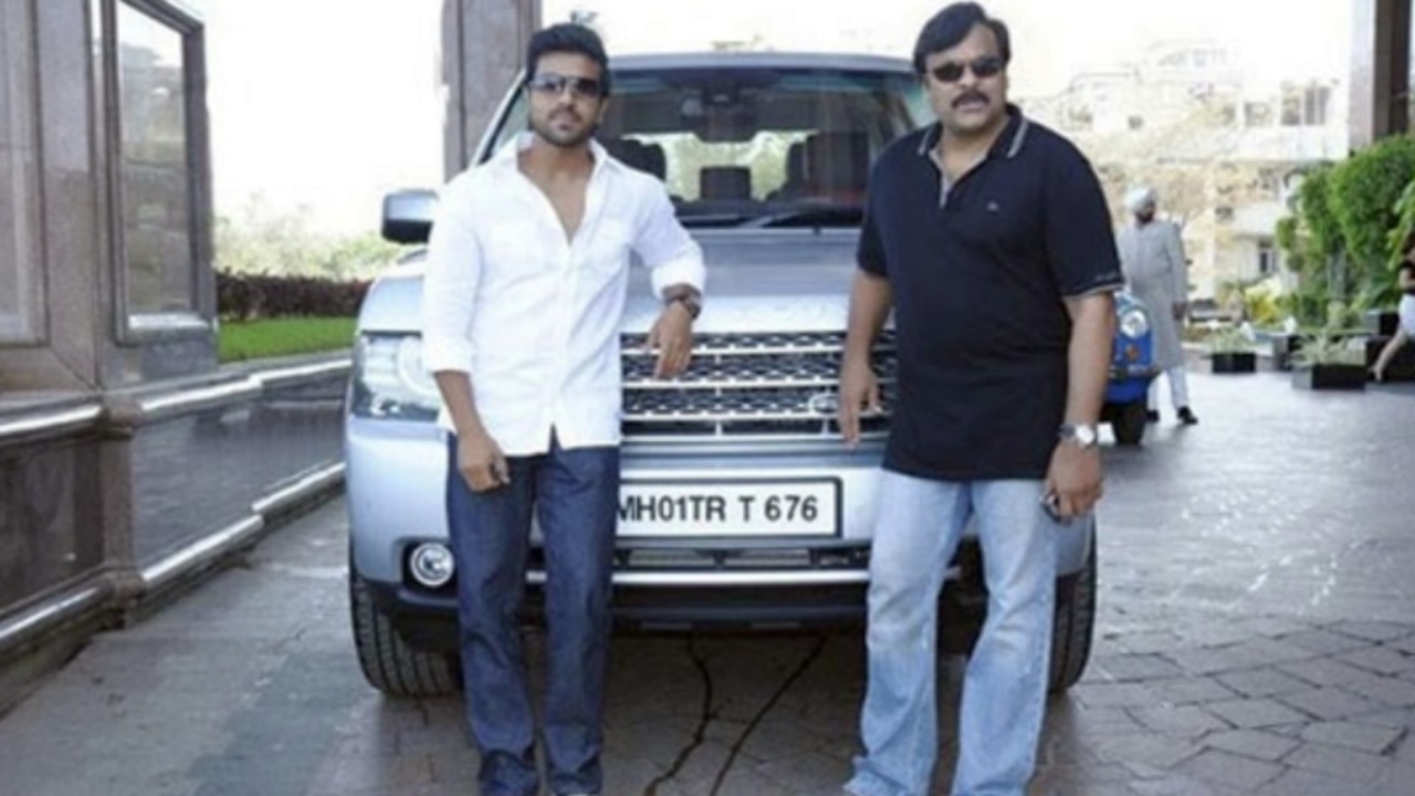 Birthday boy Chiranjeevis swampy car collection will make your eyes pop  out  OrissaPOST