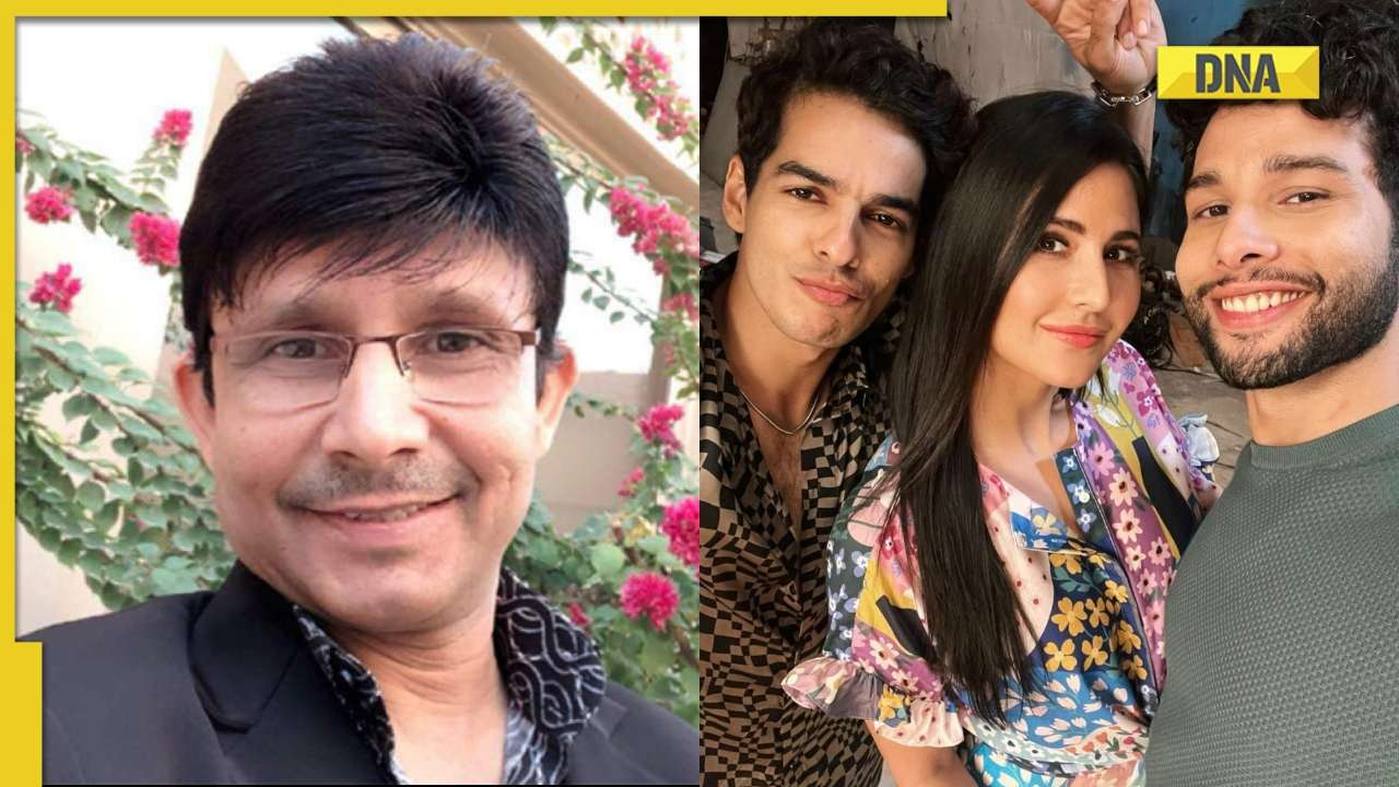 KRK trolls Katrina Kaif, Siddhant Chaturvedi, Ishaan Khatter, says Phone Bhoot should be named 'chaachi with 2 bhateeje'
