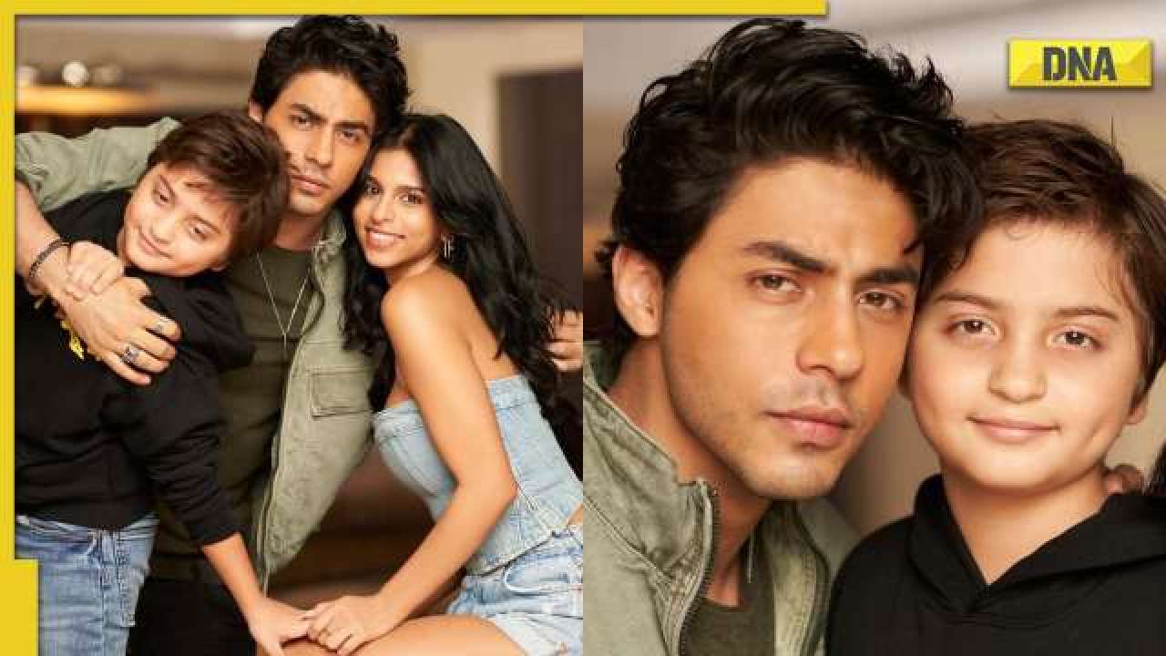 Suhana Khan thanks brother Aryan Khan for cropping her from his photo ...