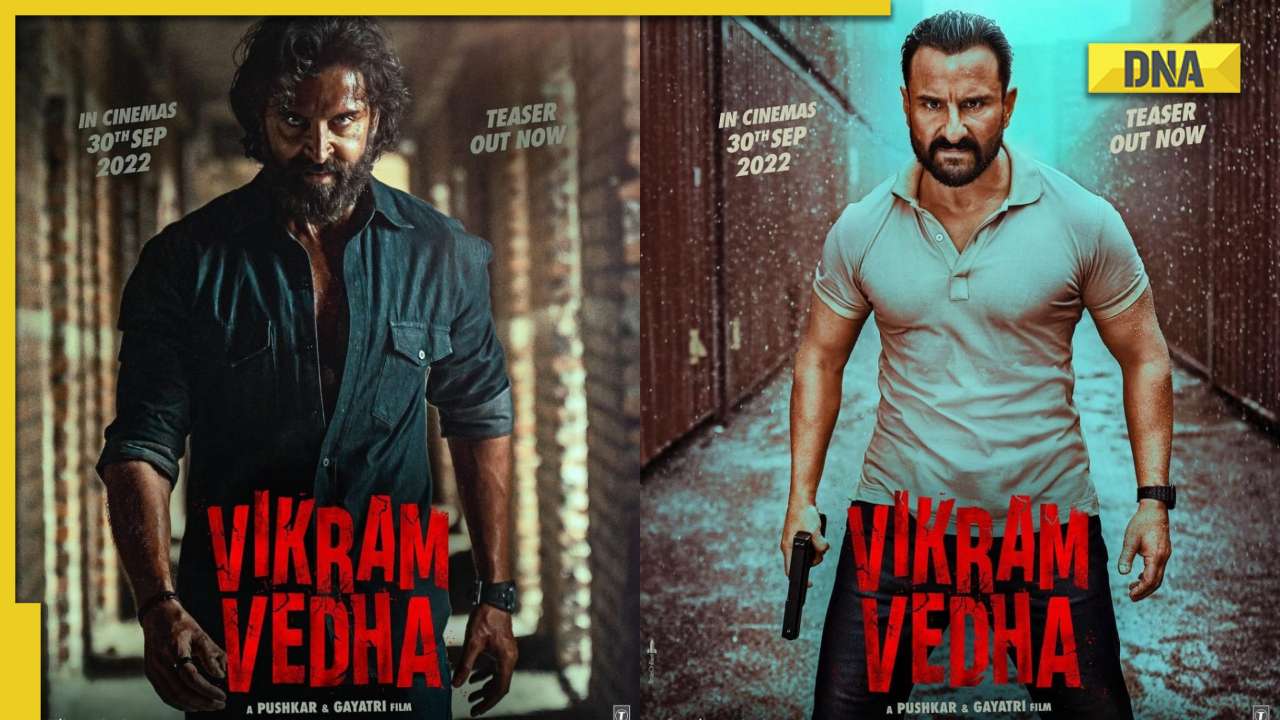 Vikram Vedha Teaser Hrithik Roshan Saif Ali Khans Film Promises Drama And Mind Blowing Action 