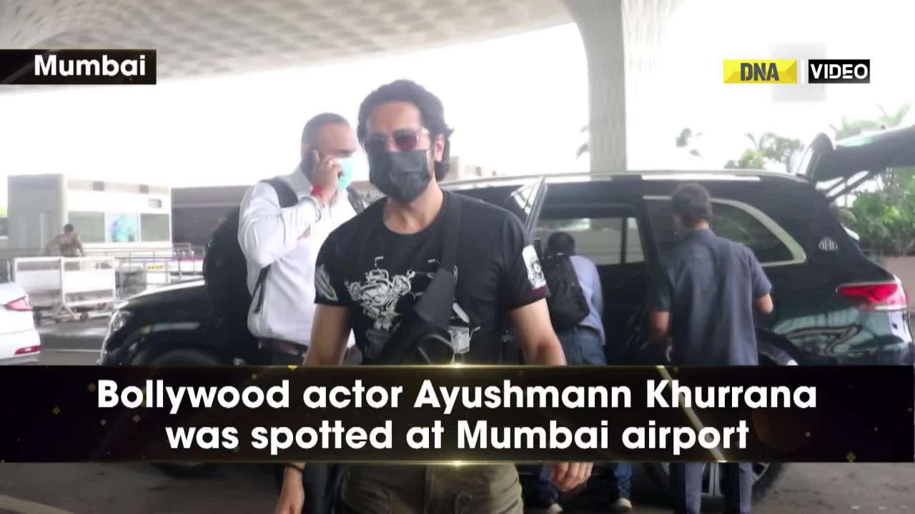 Ayushmann Khurrana gives major wardrobe goal in Mumbai