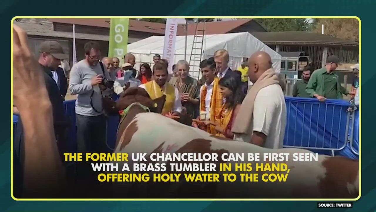 Viral: Rishi Sunak, wife Akshata Murthy perform ‘gau pooja’ in London