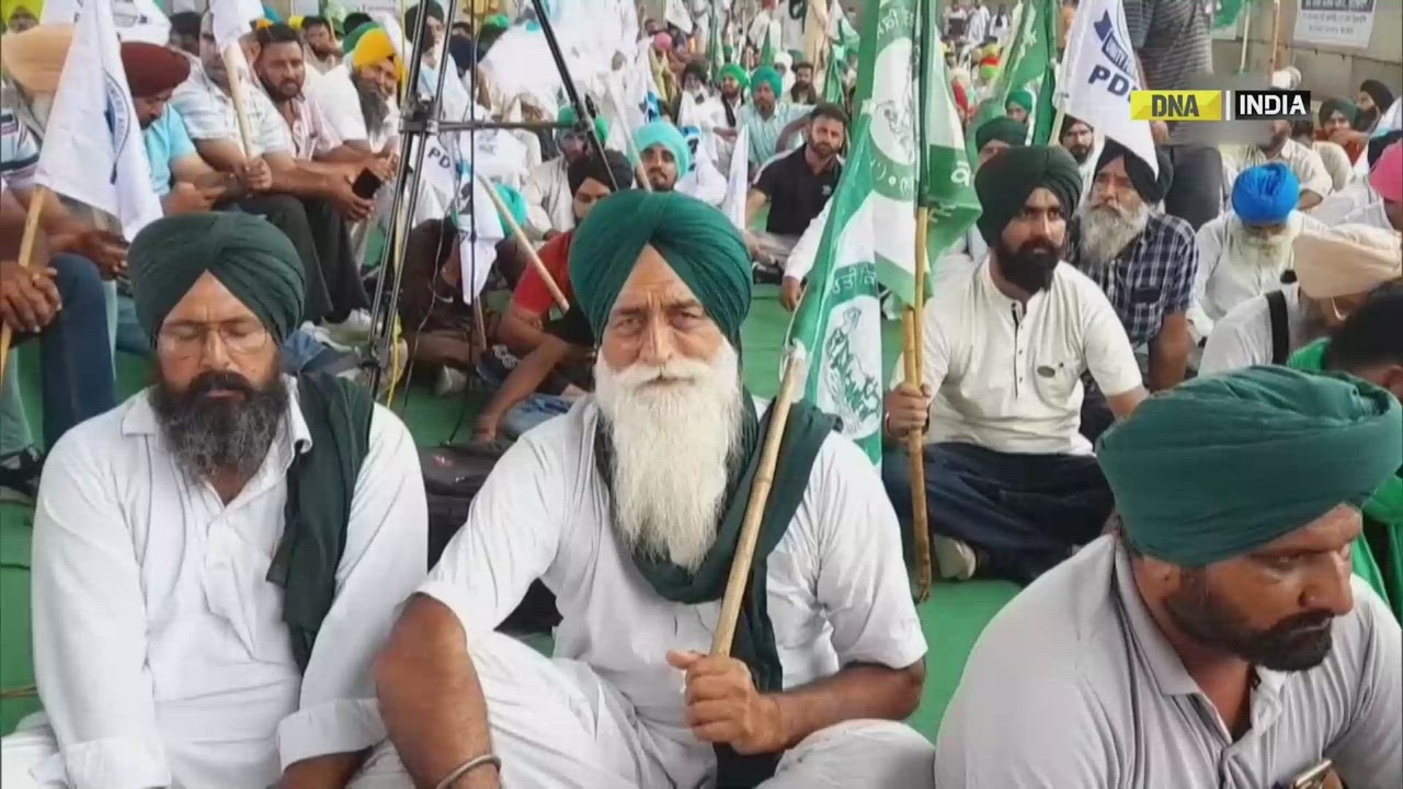 Punjab: Farmers continue indefinite protest outside Verka milk plant in Ludhiana