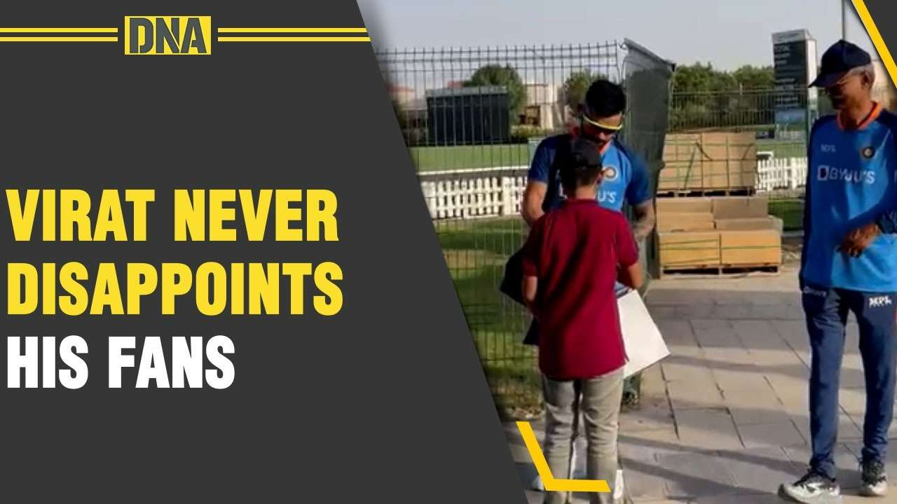 Watch: Virat Kohli's incredible gesture for his fan before India vs Pakistan Asia Cup 2022 clash