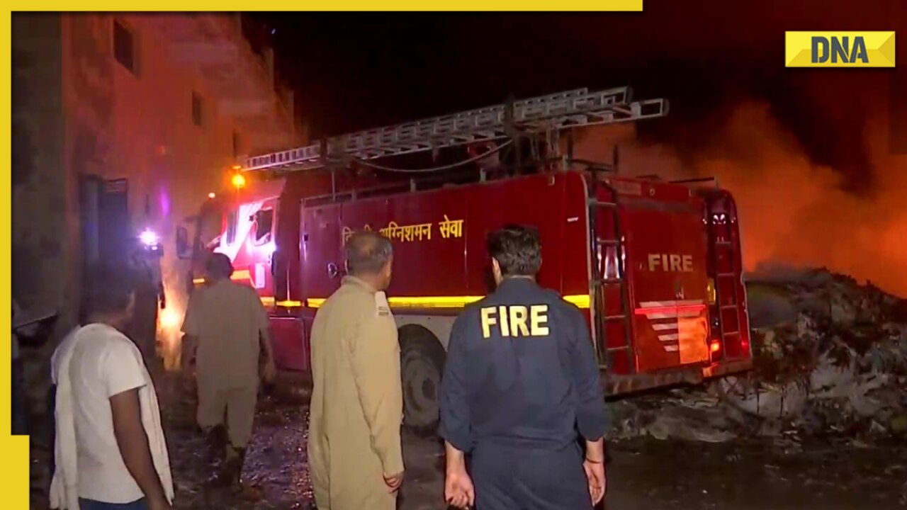 Massive fire breaks out at PVC waste in Delhi's Nangloi, 13 tenders rushed