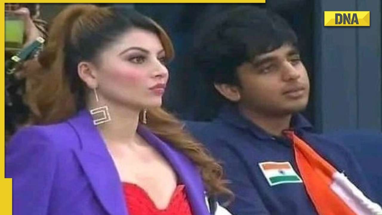 Urvashi Heroine Chudai Video - Ind vs Pak Asia Cup 2022: Urvashi Rautela cheers for India as she watches  match in Dubai stadium