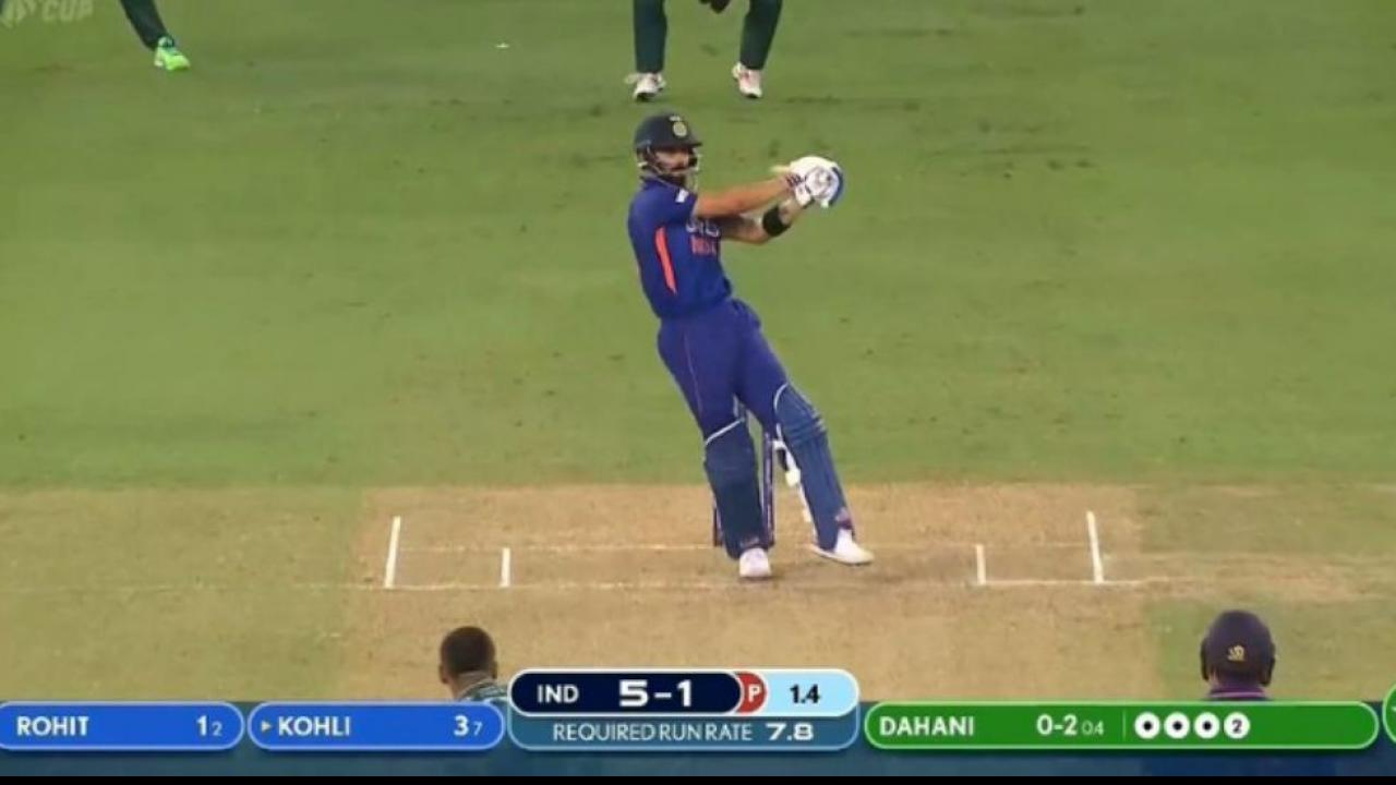 Virat Kohli classic shots in IND vs PAK T20