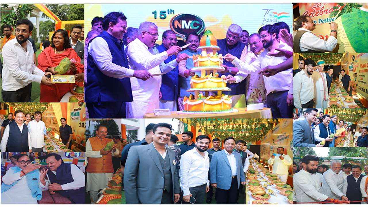National Media Club Chairman Ramesh Awasthi Hosted India’s Biggest Mango Festival
