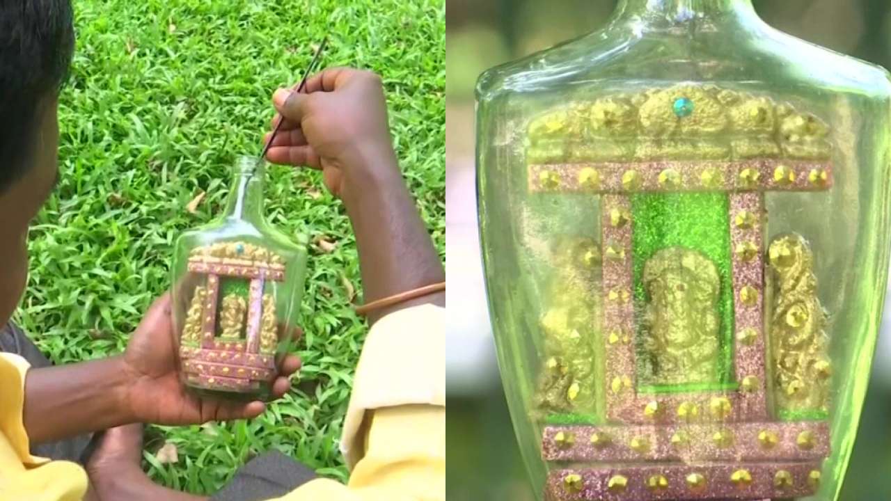 Ganesha inside a bottle