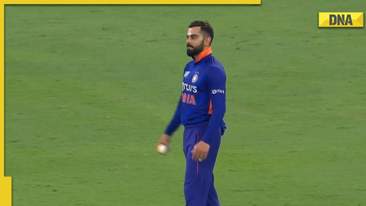 IND vs HK: Virat Kohli bowls in T20I cricket after six years, concedes 6 runs in his over; watch video