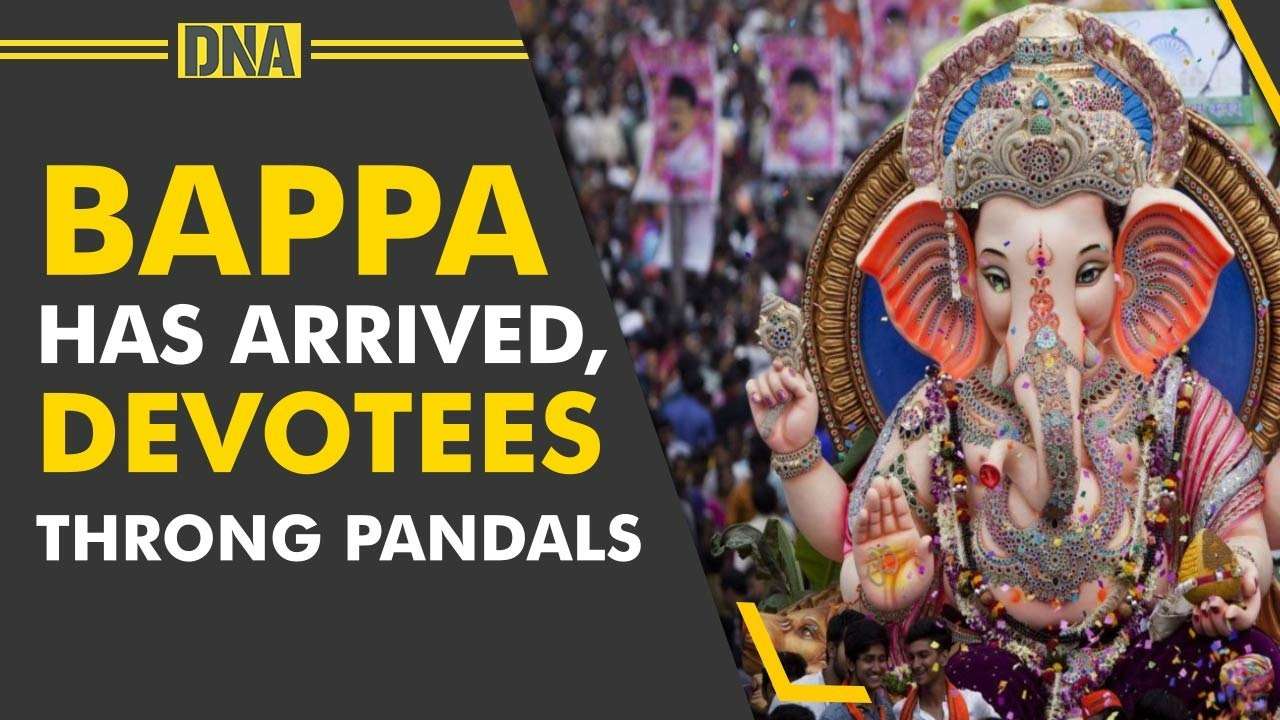 Ganesh Chaturthi 2022: Festival begins with full glory in India, people seek blessings