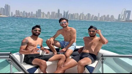 Indian Team Enjoying Dubai