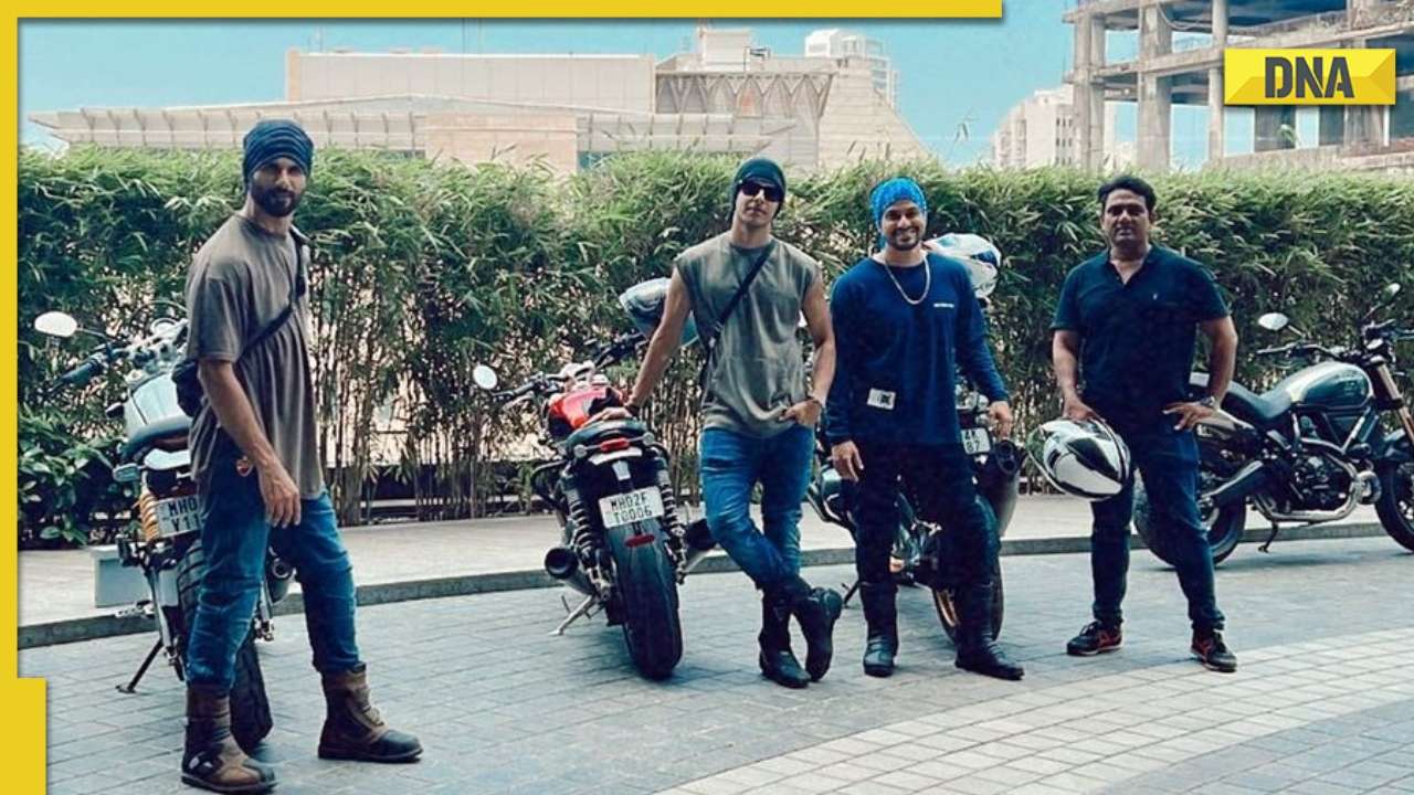 Shahid Kapoor, Ishaan Khatter join Kunal Kemmu for bike ride in Mumbai, fans call them 'terrific trio' 