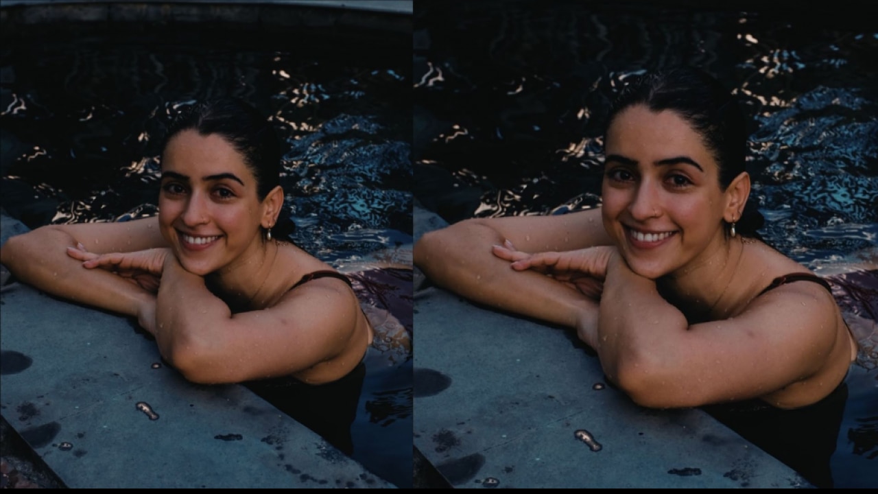  Sanya Malhotra in Pool